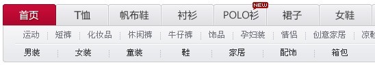 簡潔的網(wǎng)站導(dǎo)航設(shè)計(jì)